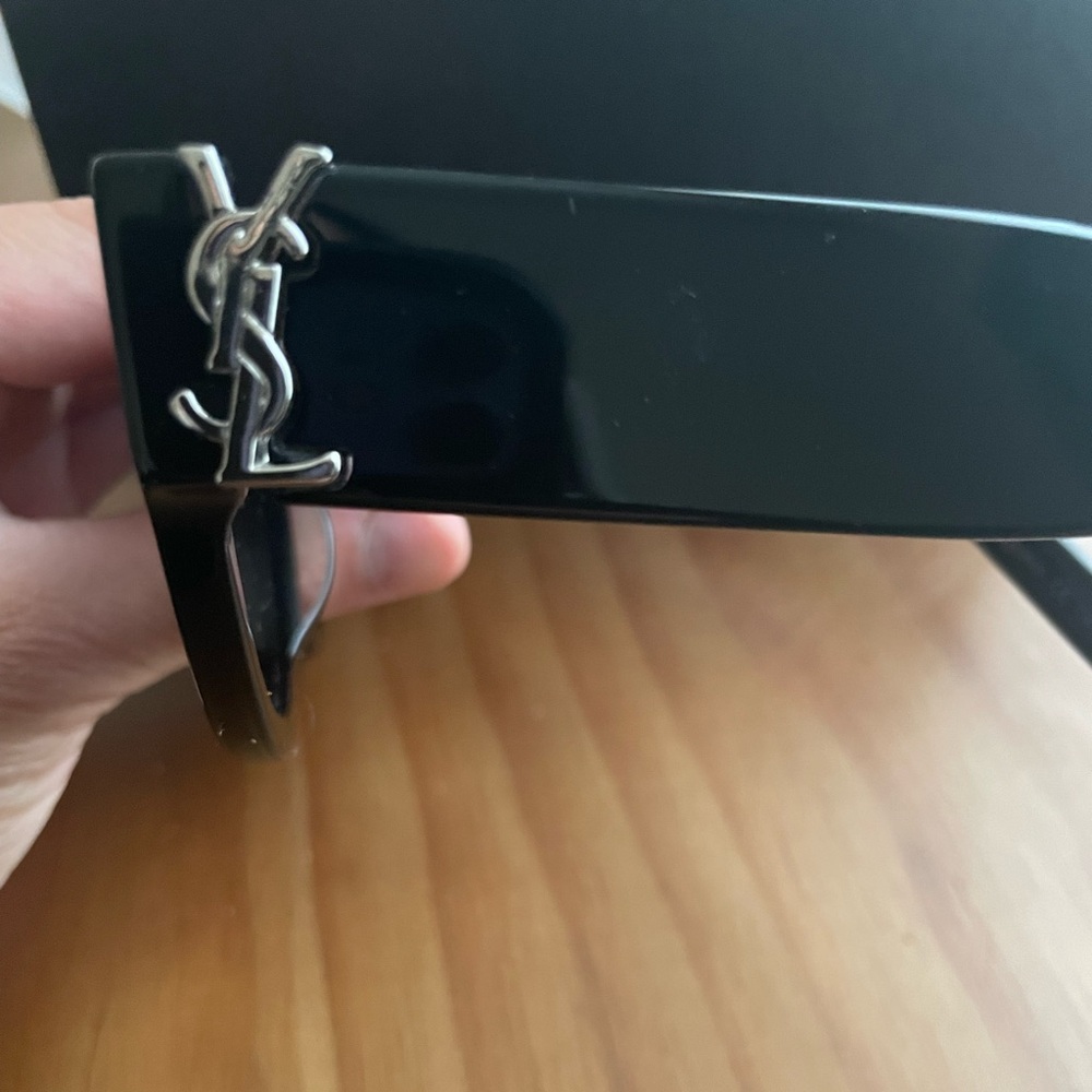 Saint Laurent Classic Black Cat-Eye Sunglasses - Picture 4 of 4